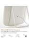 Makeup mirror touch screen vanity mirror with LED brightness adjustable portable USB rechargeable - 6