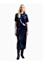 Women Hannah Sequin Short Sleeve Button Throug - 3