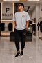 Unisex Comfortable Fit T-Shirt and Sweatpants B Printed Set