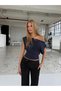 Ultra Soft Premium Fabric Waist-Fitting Stretchy Crop Top Blouse G9411 - 2