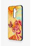 Oppo Reno 2Z Compatible Tiger of the Sun Patterned Silicone Case - 4
