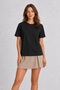 Unisex Weapon Style Pineapple Graphic T-Shirt - Black - 3