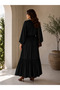 Women's Casual Bohemian Gathered Skirt Set Sb00011 - 4