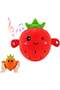 Interactive Sensory Music Doll Plush Strawberry Toy with Touch-Activated Melodies and Sounds - 6