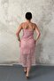 Pink Strap Dress - 3