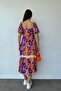 Orange Chest Tie Dress - 5