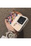 Mi 14t 5g Compatible Silicone Edge Hard Back Case Couple Phone Case with Floral Pattern - 4