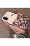 Samsung Galaxy A05 Compatible Silicone Edge Hard Back Case Couple Phone Case with Floral Pattern - 2