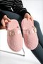 Women's Powder Buckle Detailed Winter Comfortable Women's Slippers