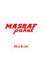 Expense Package Written Vehicle, Car, Auto, Motorcycle, Helmet, Laptop, Glass Sticker 20X6 cm - 2