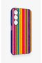 Samsung S23 Compatible Colorful Patterned Silicone Case - 3
