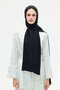 Naia Jacquard Shawl Stripe Pattern - Black