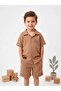 Boys' Top and Bottom Shorts Shirt Set 3-12 Years Old