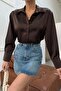 Women's Satin Fabric Stylish Basic Shirt - 2