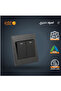 TOEFL wall switch | 7x7cm | black | flush wall installation