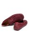 Bordo Petek Printed Bordo Color Laceless Genuine Leather Men's Shoes - 2