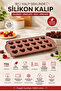 18-Piece Heart-Shaped Silicone Chocolate Mold |   Jelibon, Ice Cream, Confectionery, and Mini Dessert Mold |   Bpa Free