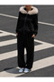 Muchi Fur Detailed 3 Thread Tracksuit Set - 3