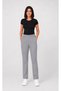 Women's Elastic Waist White, Gray, Navy Blue, Black Alpaca Fabric Doctor Medical Single Bottom Trousers