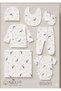 Reported 7-Piece Set of Dino-Printed Hospital-Issued Newborn Cotton Items