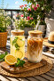 1 Piece 540 ml Glass Cup with Bamboo Lid and Glass Straw Iced Coffee Cold Coffee Lemonade Cup - 6