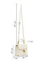 Women's Cream Long Strap Snake Pattern Mini Shoulder Bag 26Sbd249440 - 2