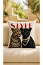 Modern Leopard and Fashion-Themed Digital Printed Decorative Throw Pillow Covers – Set of 6 (Double-Sided) - 8