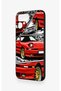 Tecno Pova Curve 2 Compatible Red Supra Patterned Silicone Case - 4