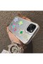 For iPhone 13 Compatible Silicone Edge Hard Back Case Star Pattern Lover Couple Phone Case - 4
