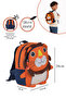 0-6 Years Old Lion Printed Children's Daycare Backpack Lycra Fabric Bags (27*24*9) cm - 3