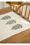 Tree of Life Embroidered Tassel Embroidered Cotton Runner Tablecloth 40X130 cm - 2