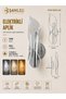 Decorative 12W Indoor Chrome Case 3 Color Light Modern Wall Sconce Electric 8 Pcs - 5