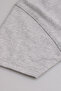Cotton Short Sleeve Polo Collar School T-Shirt Gray Melange - 4
