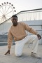 Men's 100% Cotton Regular Fit A.Beige Sweatshirt - 3