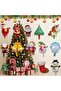 Vip 25 Pieces Christmas Mini Foil Balloon Set Santa Claus Pine Tree Snowman Cane 15 Different Models Available - 3