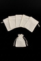 White Jute Straw Sack Pouch, 50 Pieces, Size 7X9Cm, Drawstring Henna Snack Gold Jewelry Special Occasion Lavender Gift Soap Candle Hobby Pouch Henna Night Wedding Engagement Promise Marriage Henna Night Request Bride Groom - 4