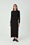 Söğüt Tri̇ko Skirt Suit Black