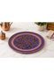 Single Copper Coffee Presentation Tray – Handcrafted Patterned Turkish Coffee Serving Plate - 4
