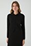 Söğüt Tri̇ko Skirt Suit Black - 4