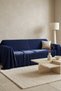 Nordic Textured Cotton Fringed Sofa Cover and Sofa Shawl Non-Slip Anti-Sweat 180X300 cm