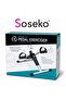 Foldable Arm and Leg Pedal Exerciser with Adjustable Resistance and LCD Display