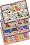 Wooden Turkish Farm Animals+professions+shapes+numbers Set of 4 Educational Puzzle