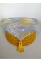 Yellow Coral Patterned Runner (6 Light Yellow Plates) - 2
