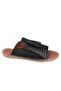 Capone 010 Tasseled Black Women's Slippers - 4
