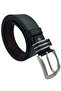 4.5 cm Sport Faux Leather Belt Buckle with Metal Bridge Set