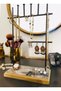 Jewelry Stand, Earring Holder, Bracelet, Necklace Set, Jewelry Cabinet Organizer with 7 Rods