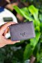 Garbali Magnet Crazy Leather Gray Unisex Card Holder Wallet - 5