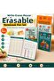 Yaz-Sil Reusable Training Set |   Alphabet Numbers Mathematics Preschool Educational Book |   4 Books - 2