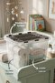 Lockable Lid Toy Storage Box - 16 Lt Children's Room Organizer, Toy Storage Box-Anthracite - 4