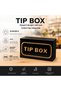 Tip Box Type Box 100% Mdf Cnc Permanent Type Box with Writing, Stylish Appearance, Lockable and Keyed